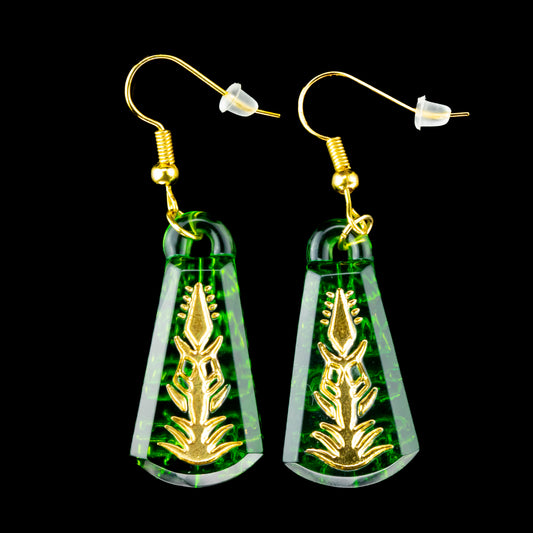Life Prevails Tablet Earrings by Green T (2024)