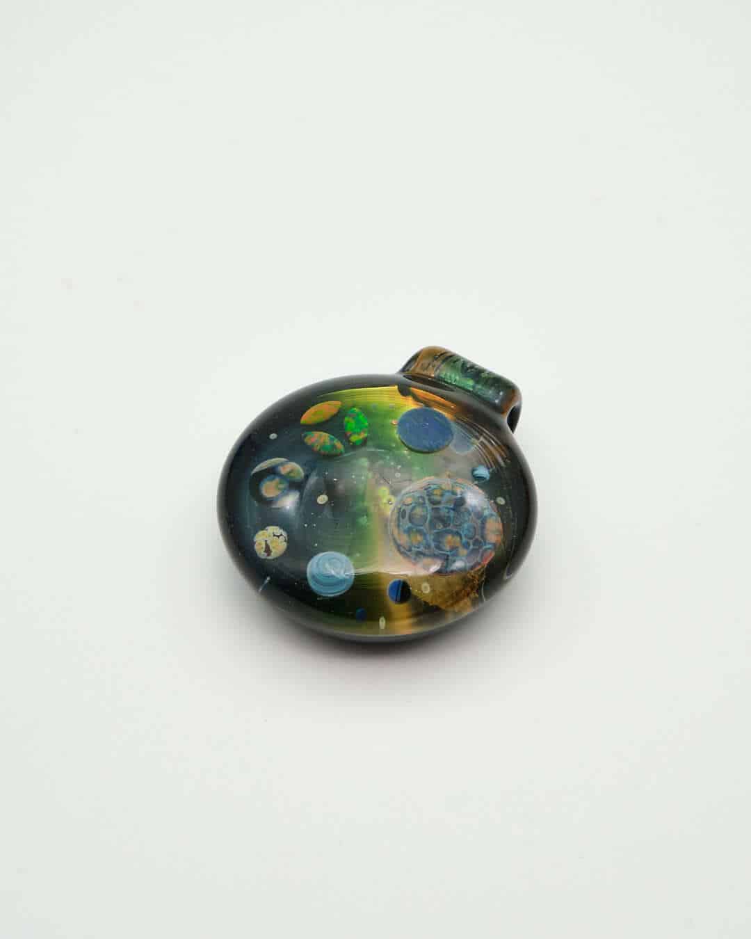 innovative glass pendant - Opalated Galaxy Pendant #2 by Jolex