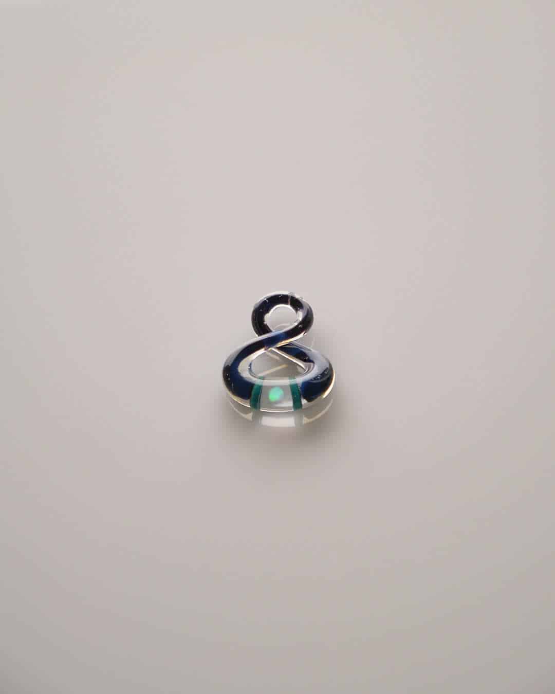 heady glass pendant - Deppe's Darkness Mini Infinity Pendant by NateyLove