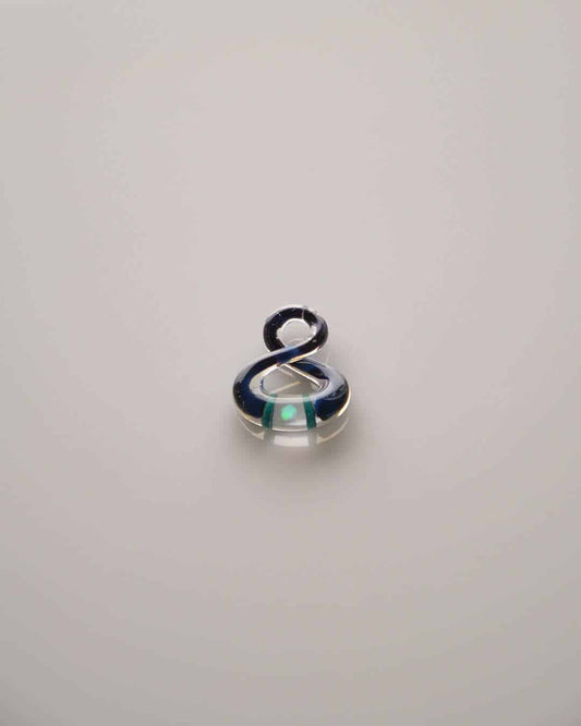 heady glass pendant - Deppe's Darkness Mini Infinity Pendant by NateyLove