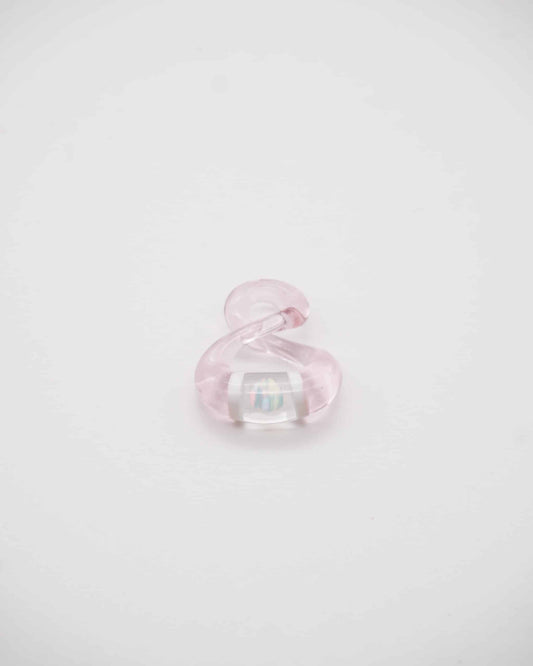 luxurious glass pendant - Pink Itty Bitty Infinity Pendant by NateyLove