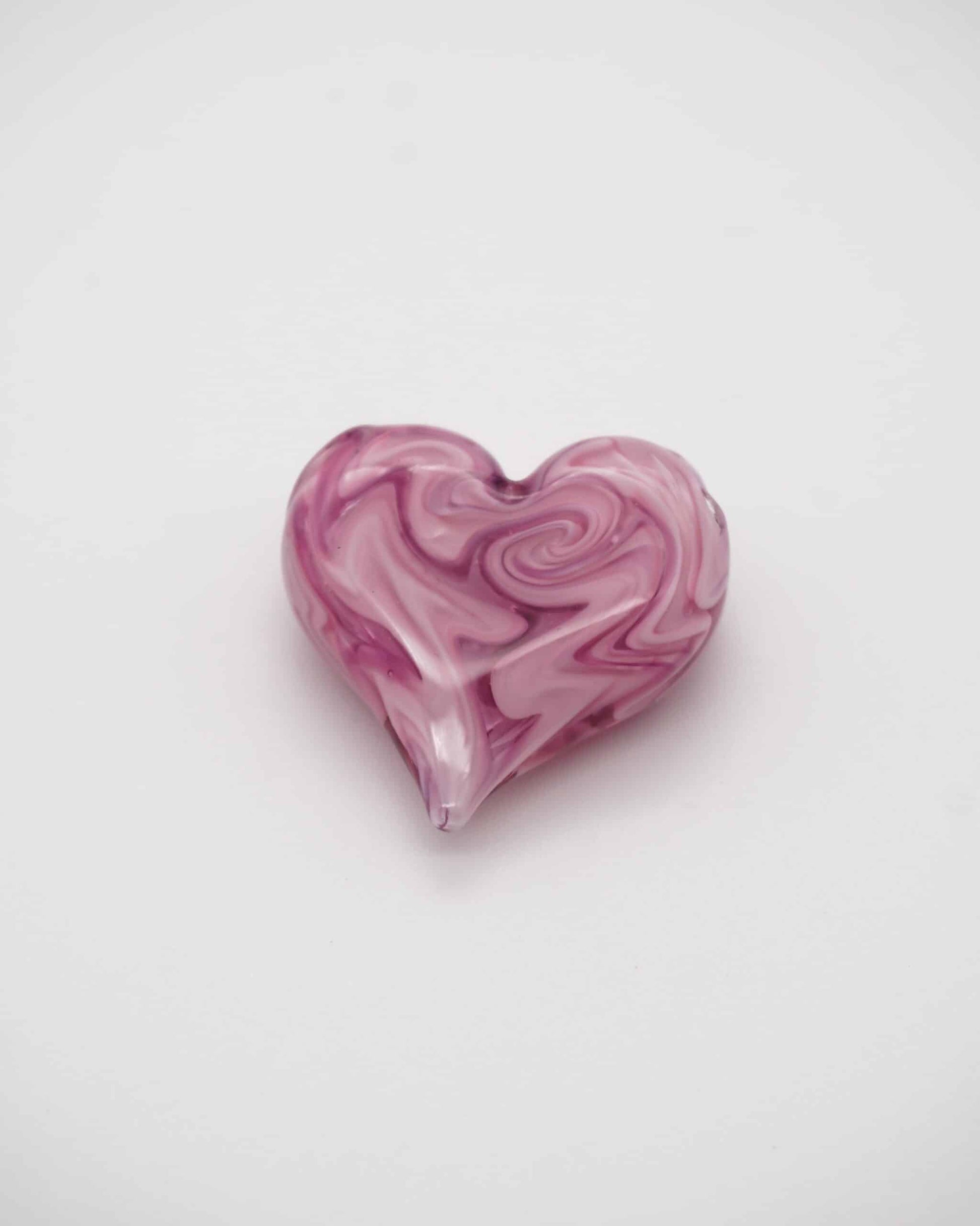 luxurious glass pendant - Pink Heart Pendant by NateyLove