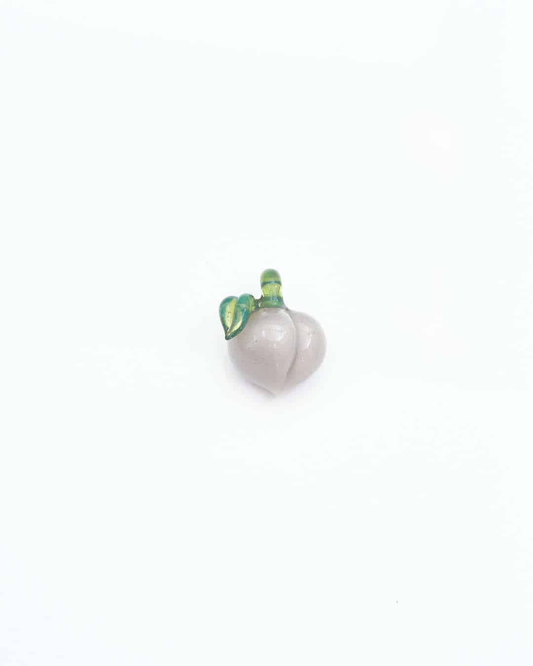 heady glass pendant - (35C) Gray/Purple CFL Peach Pendant by Gnarla Carla