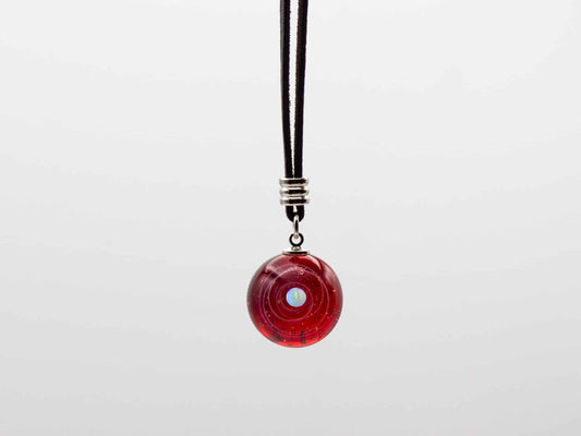innovative glass pendant - Small Red Space Pendant by ColorWorks