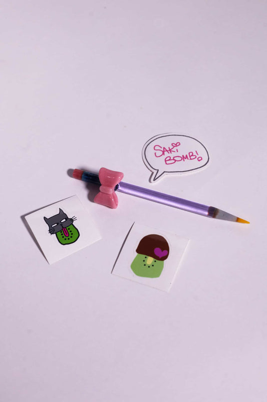 heady art piece - Bow Pencil Collab by Sherbet x Sakibomb