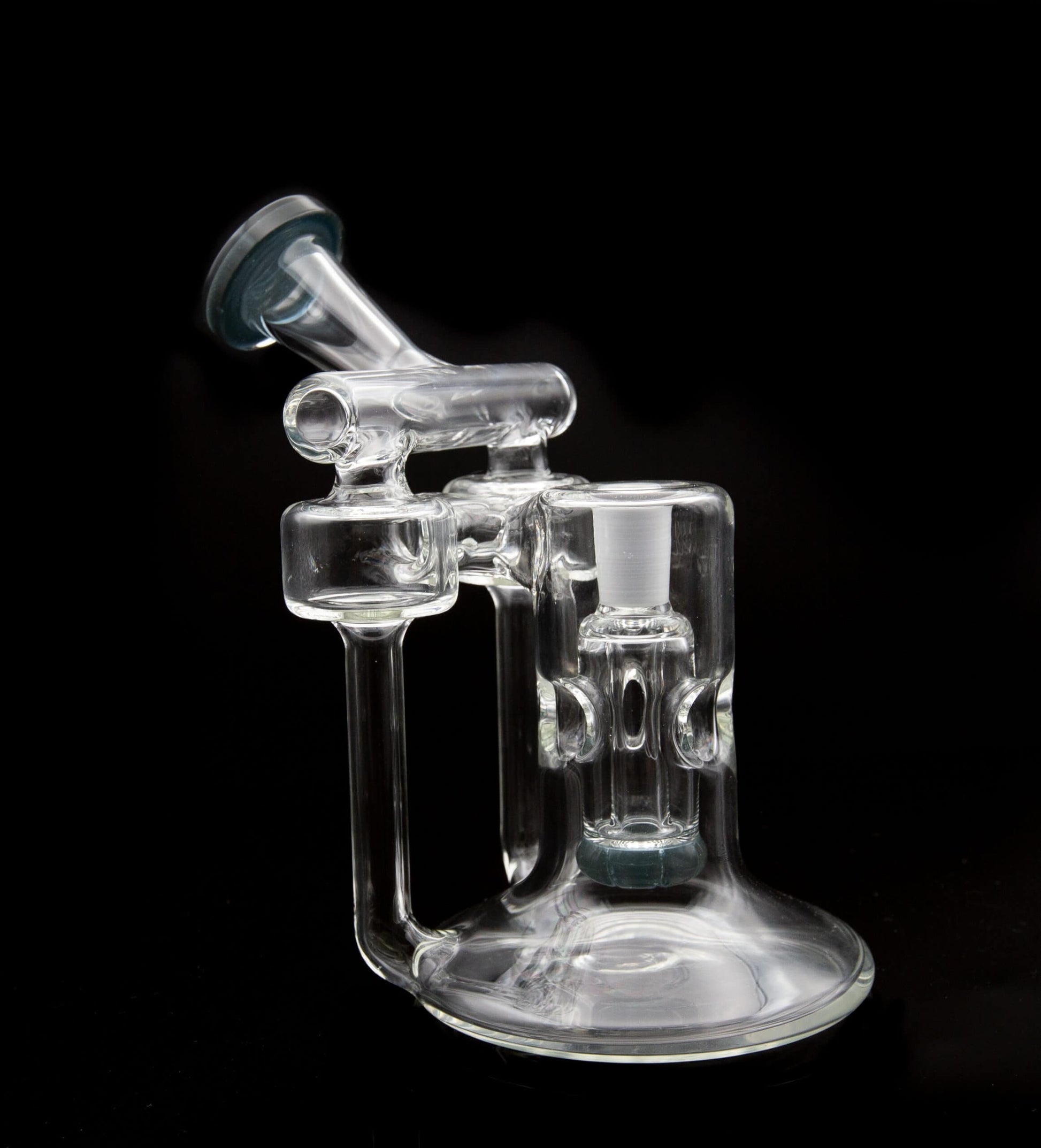 exquisite art piece - (Sub4) Deja Blue UV Double Fab Cycler by Subliminal Glass