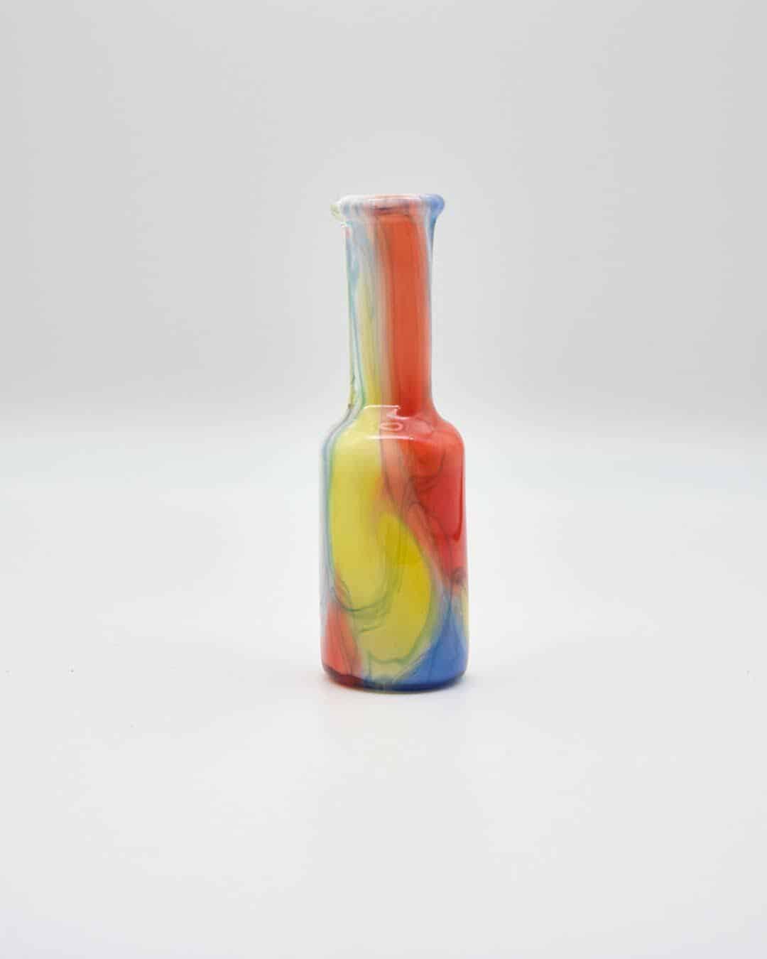 luxurious art piece - Red/Blue/Yellow One Hitter Bottle by Scomo