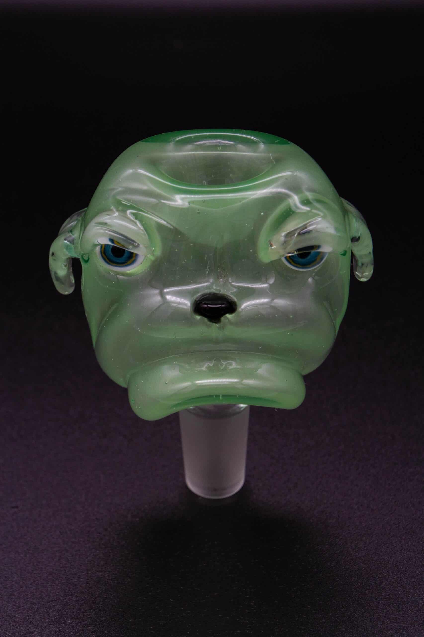sophisticated art piece - Green Bullie Slide by Swanny