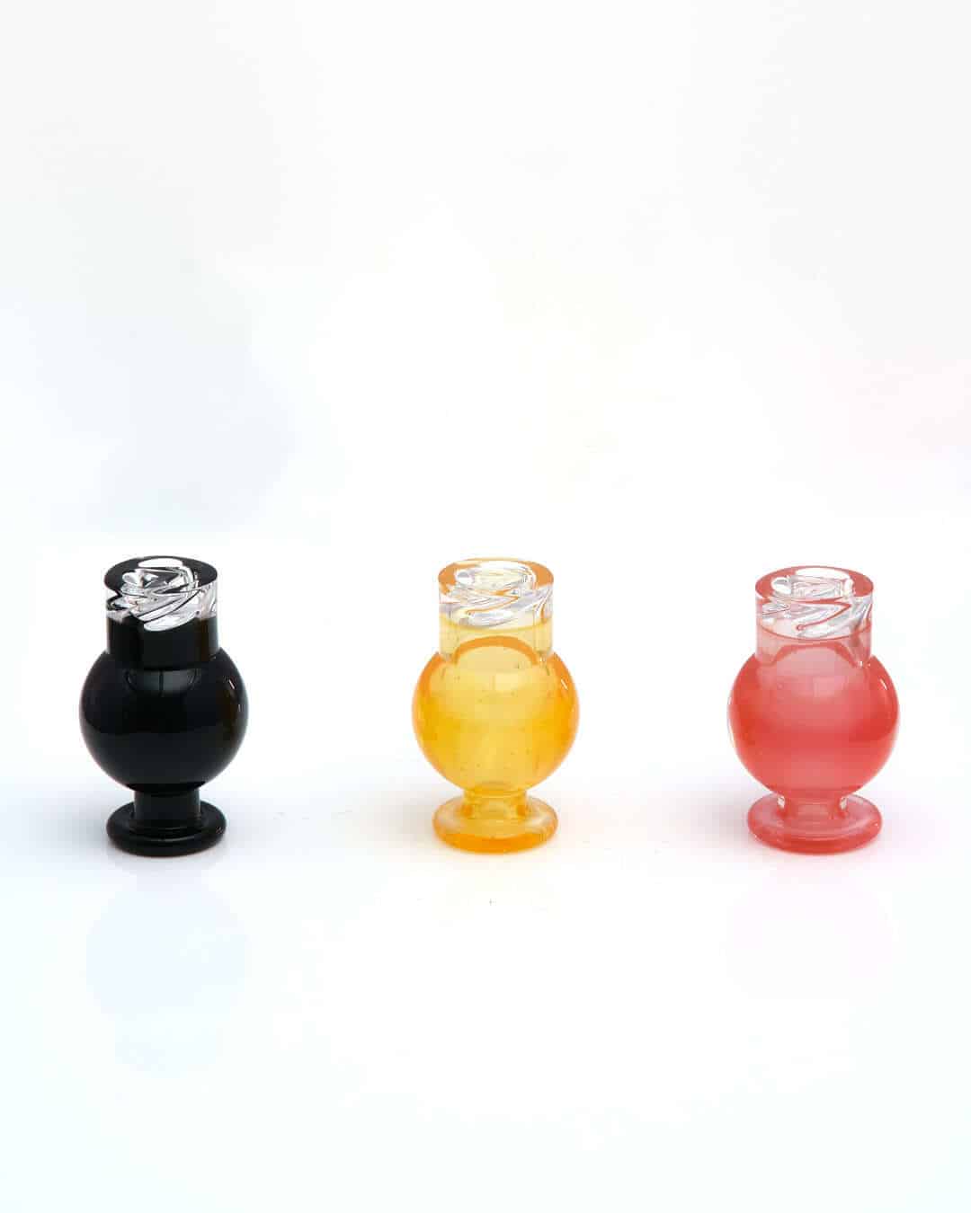 comfortable design of the 25mm Color Bubble Spinner Carb Cap: Bradley Miller