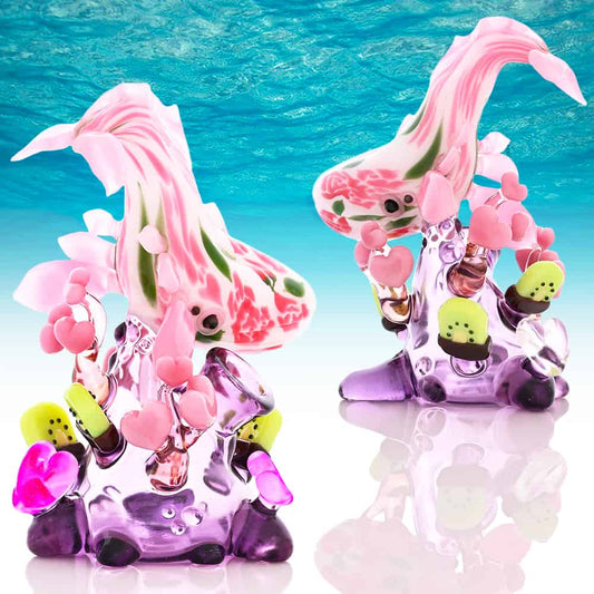 heady art piece - Hubbard Collab by Sakibomb & Brandon Martin