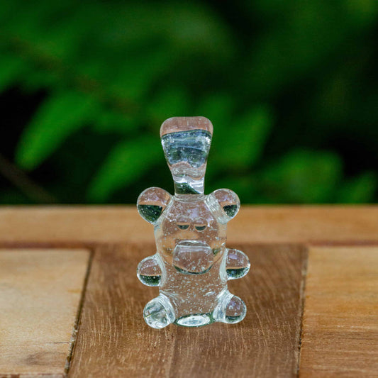 innovative glass pendant - Blu V UV Heady Bear Pendant by Alexander the Great