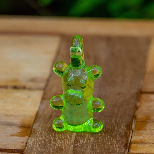 exquisite glass pendant - Slyrm Heady Bear Pendant by Alexander the Great