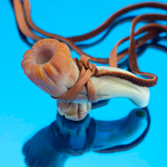 exclusive design of the Brown Elk Call Chillum by ElksThatRun