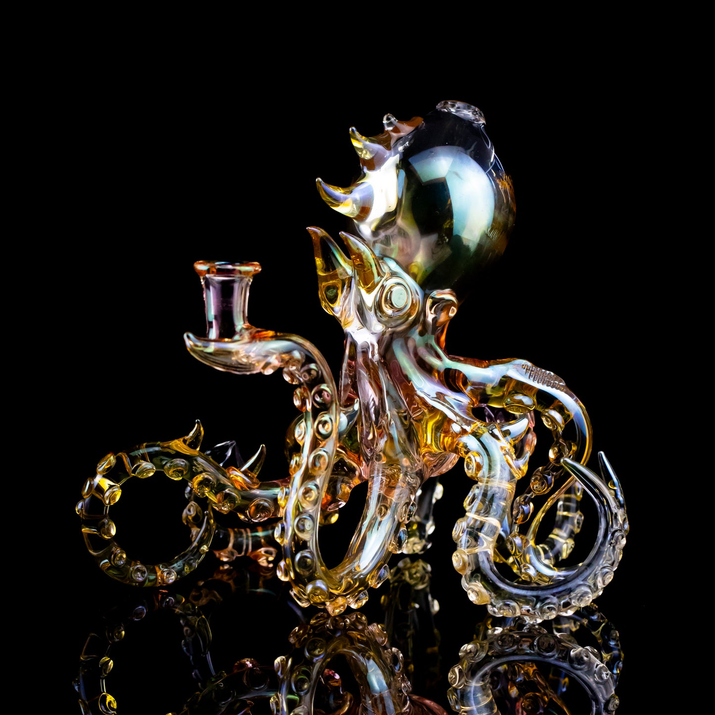 Full Gold Fume Kraken by Wicked Glass (2024)