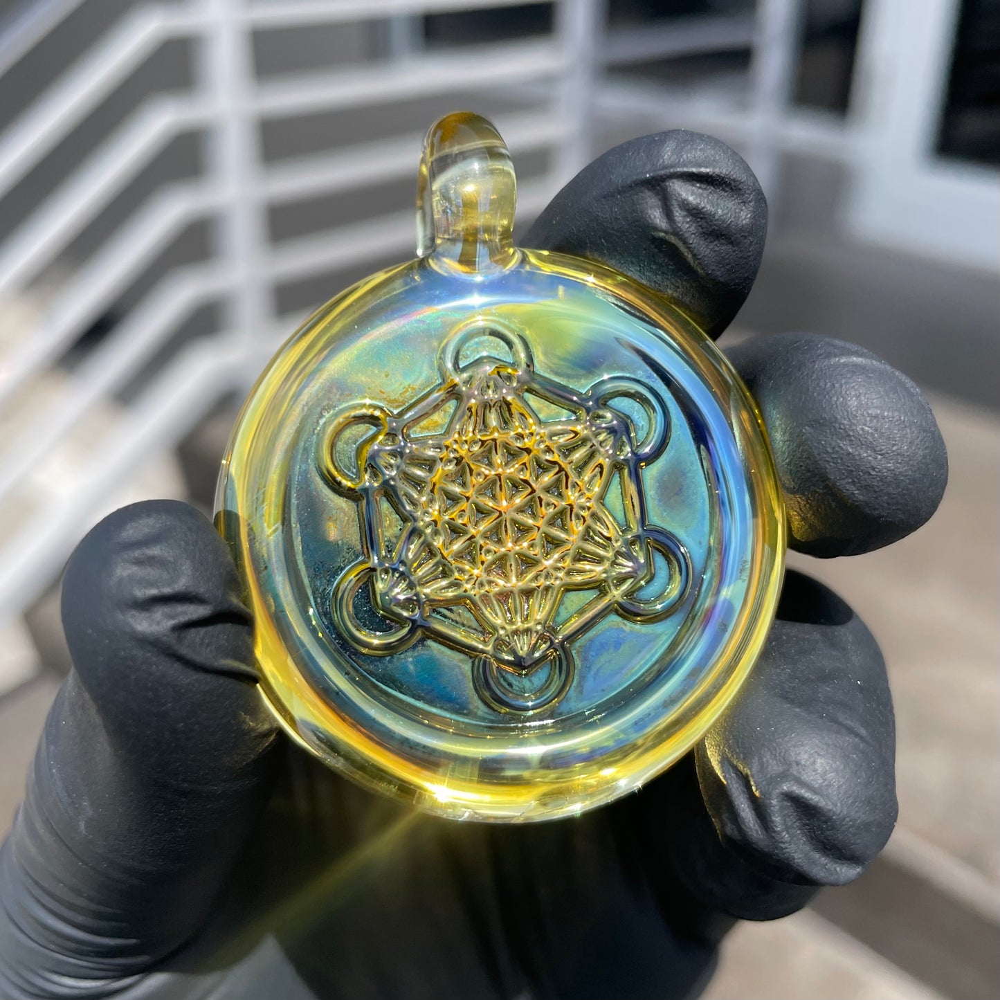 Metatron CFL Pendant by Jolex