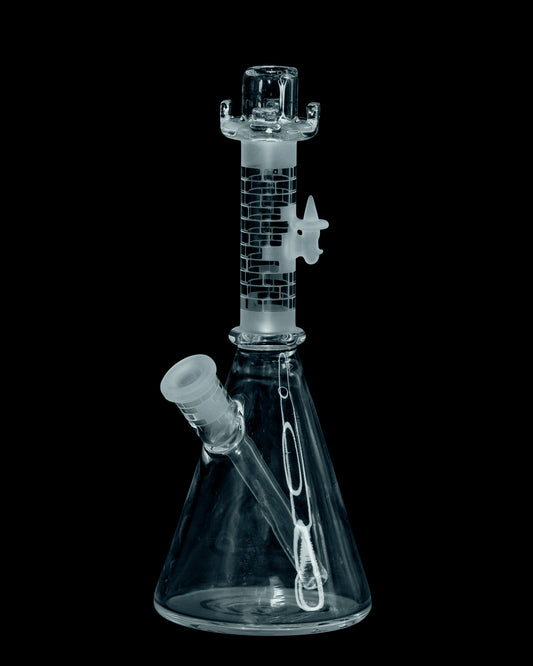 innovative art piece - Clear Beaker by JEBB Glass