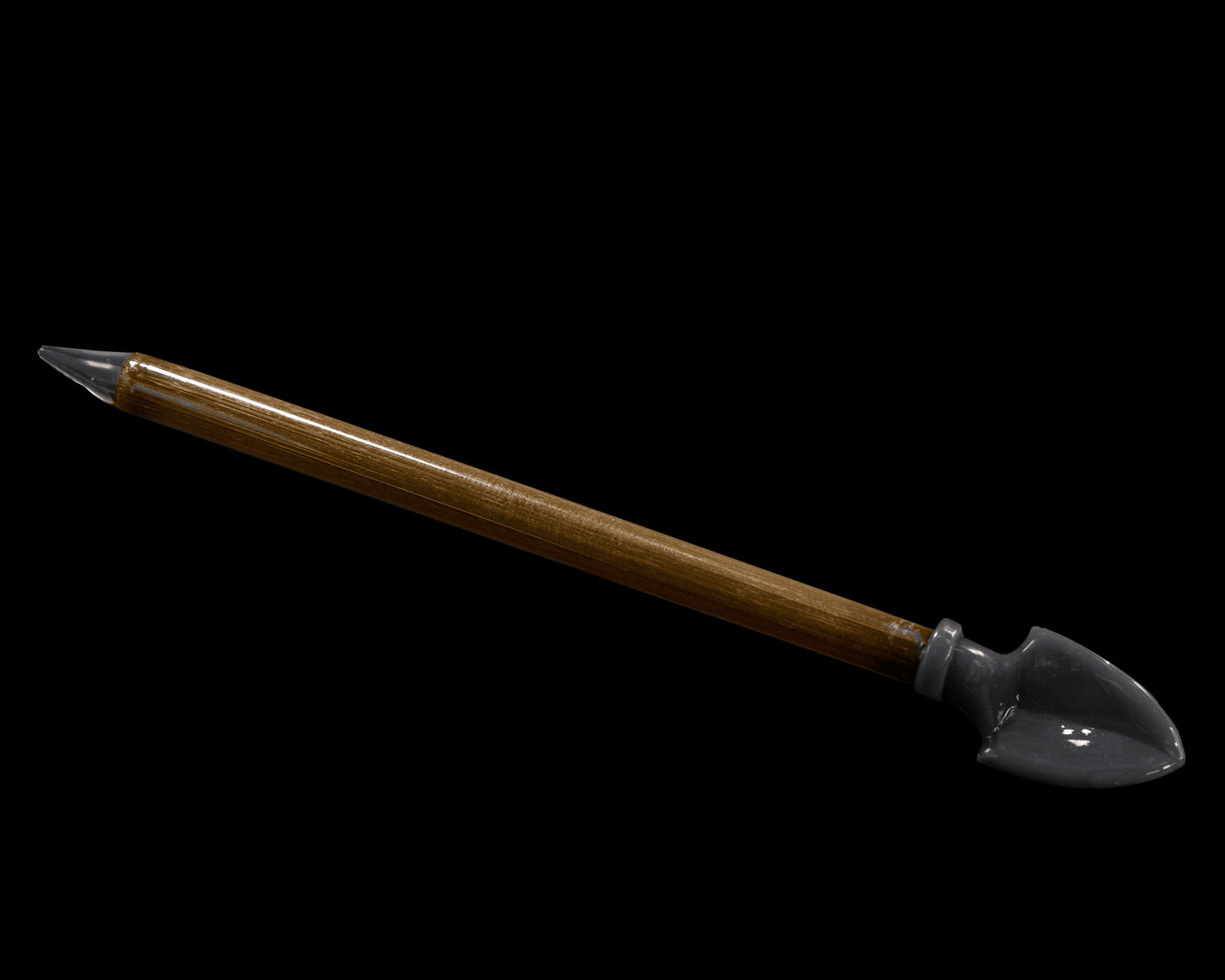 heady art piece - Shovel Weapon Dabber by JEBB Glass