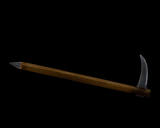 hand-blown art piece - Scythe Weapon Dabber #2 by JEBB Glass