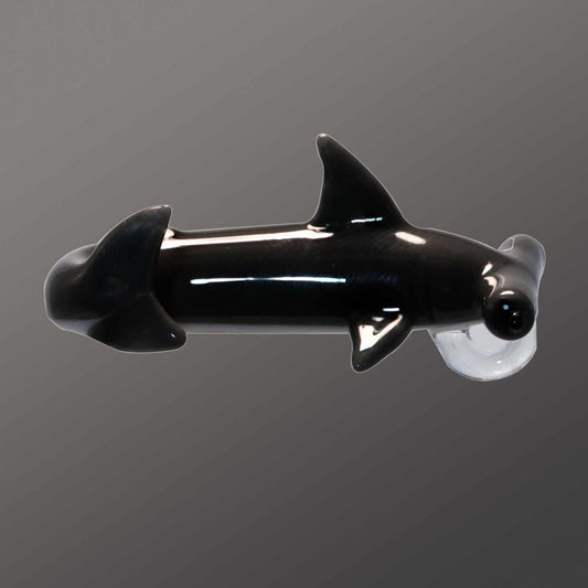 hand-blown glass pendant - Hammerhead Pendant by Burtoni