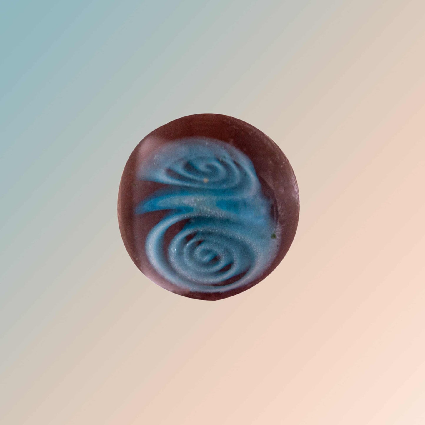 sophisticated art piece - Blue Blizzard Pearl Set by Chaka Glass