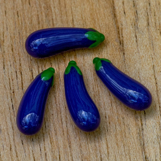 innovative art piece - Eggplant Terp Slurper Pill by Snoopy Glass