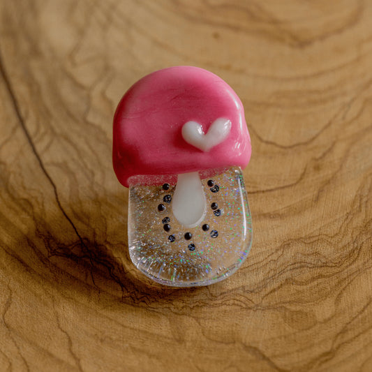 exquisite glass pendant - Crushed Opal Kiwi Pendant by Sakibomb