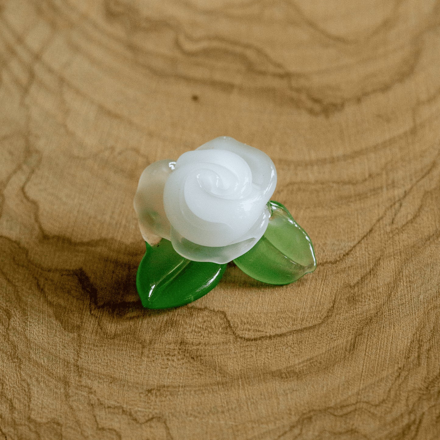 innovative glass pendant - White Rose Pendant by Sakibomb