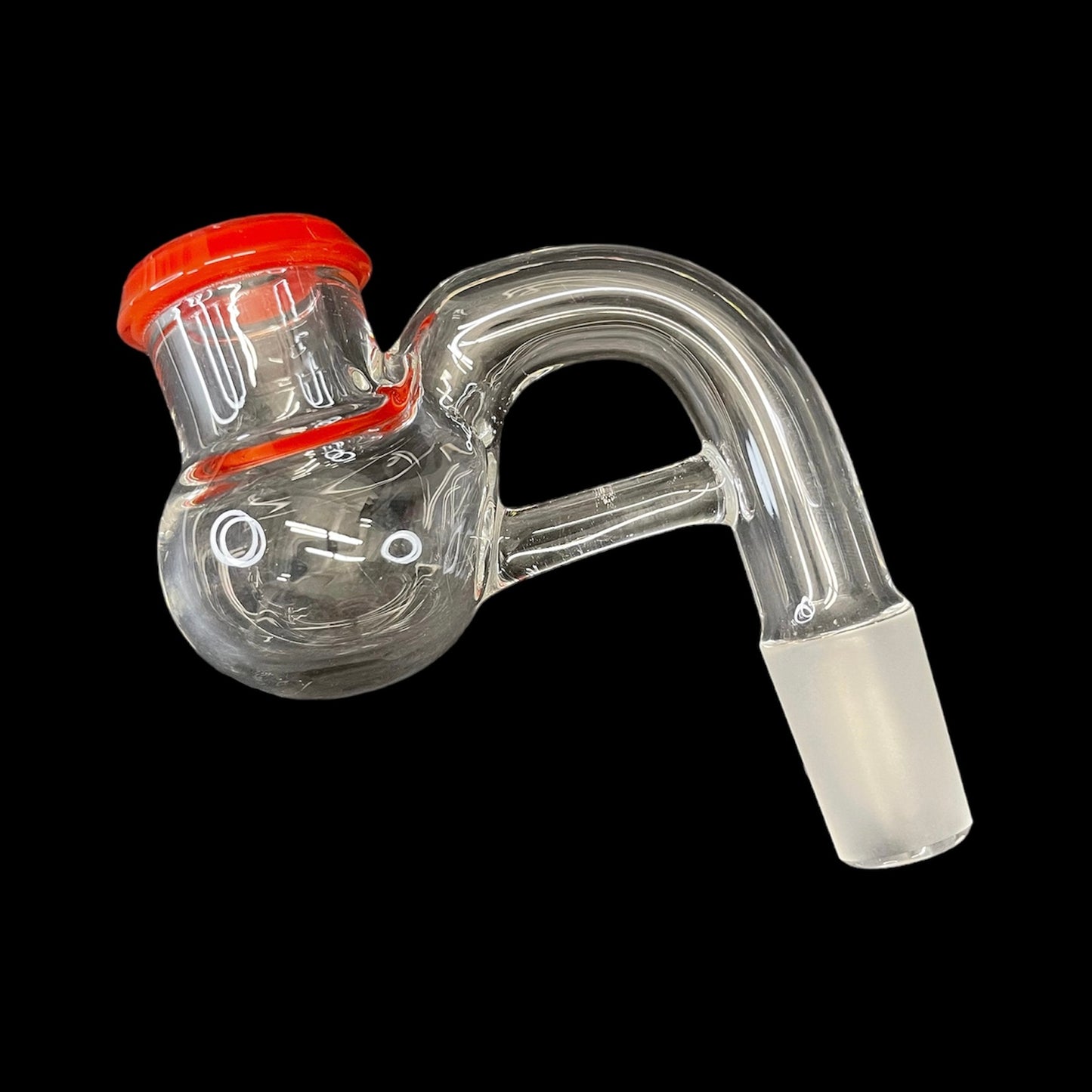 18mm-18mm 90° Round Red Dry Catcher by Flex Glass