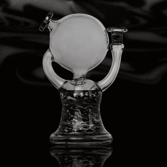 sophisticated art piece - Black and White Uzumaki Recycler by TK Happa