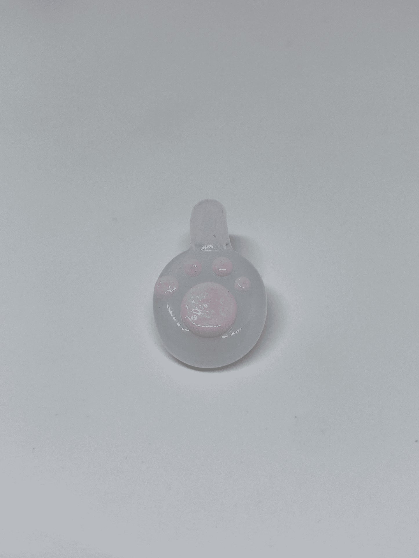 exquisite glass pendant - Jade White Pet Paw Pendant by Alexander The Great Glass