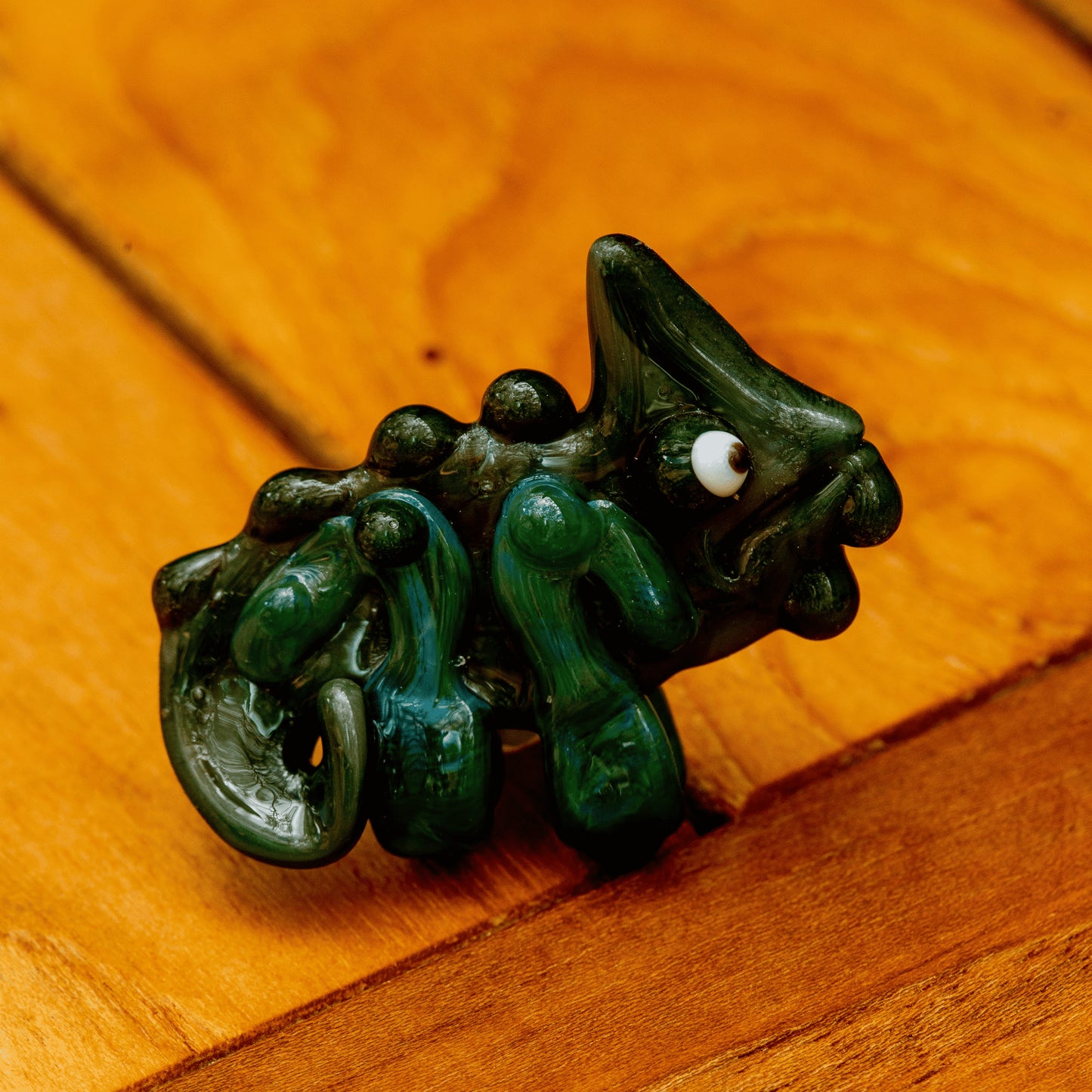 innovative glass pendant - Chameleon Pendant (B) by Willy That Glass Guy