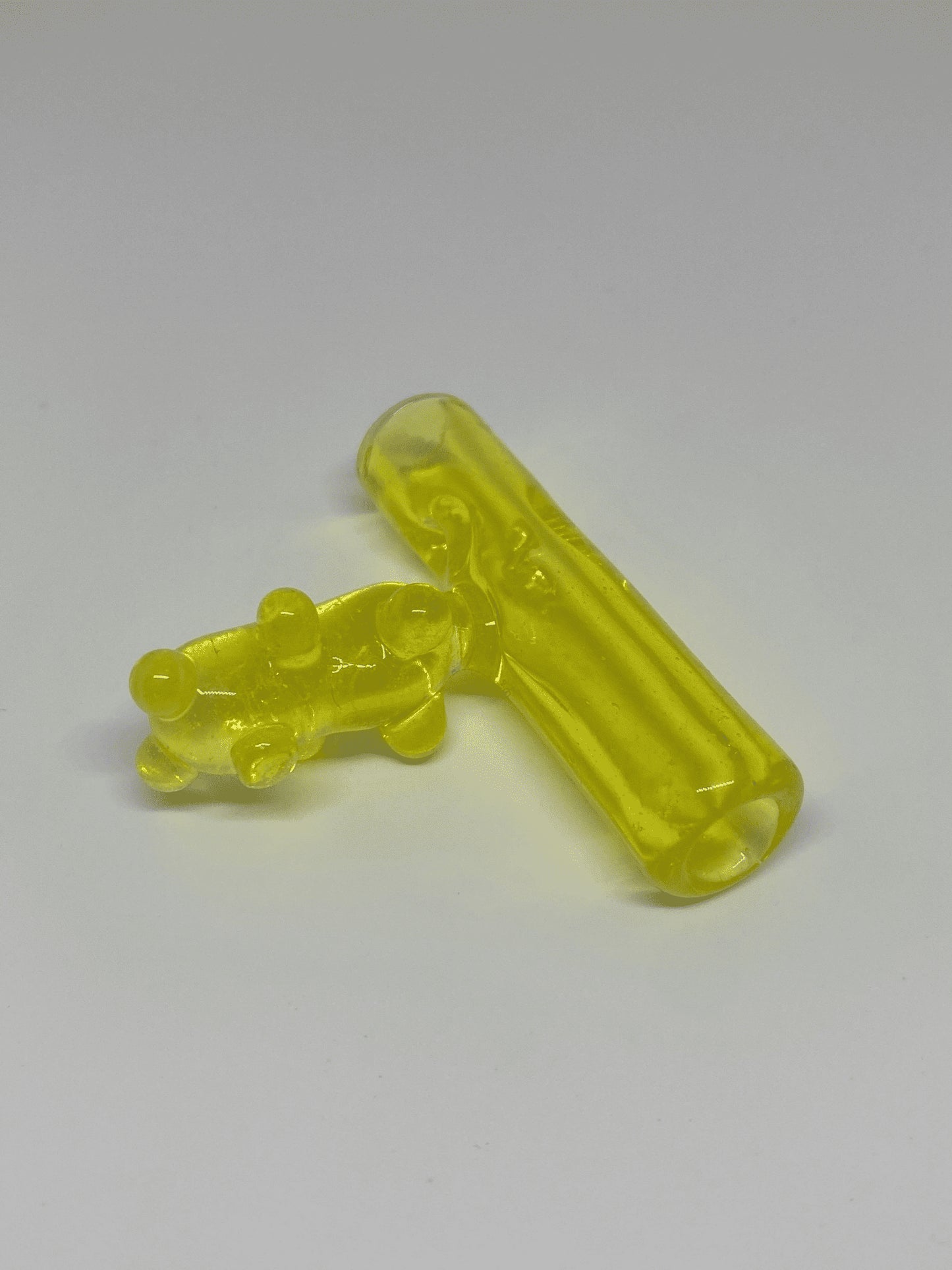 innovative art piece - Heady Bear Tip (A) by Alexander The Great Glass