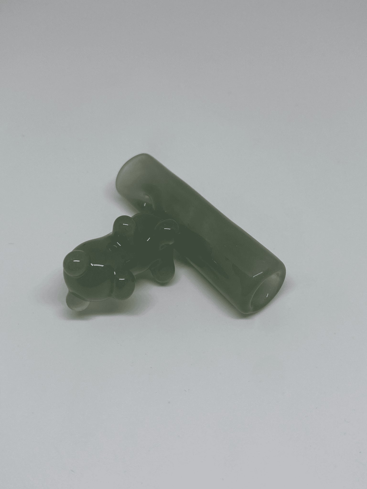 meticulously crafted art piece - Heady Bear Tip (D) by Alexander The Great Glass
