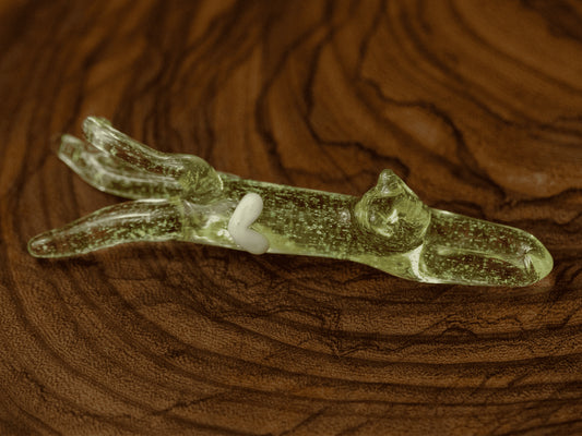 luxurious glass pendant - Dichro Hanging There Kitty Pendant (C) by Sakibomb (2021)