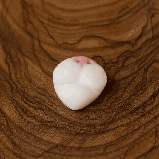 hand-blown glass pendant - Cat Nose Pendant (B) by Sakibomb (2021)