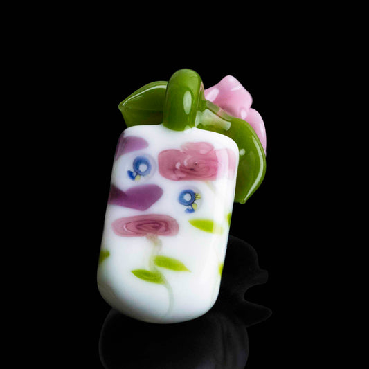 heady glass pendant - Rose Garden Pendant by CalM x Sakibomb (2021)