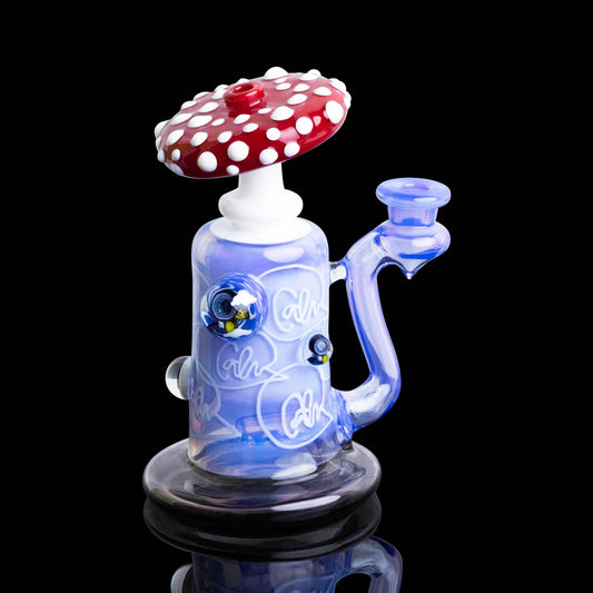 meticulously crafted art piece - Mushroom Tube by Snic Barnes & CalM (2021)