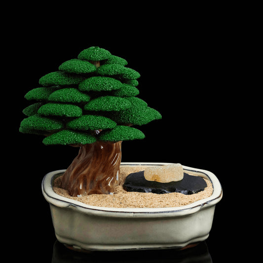 heady art piece - Classic Bonsai Tree (#47) by Bubbles the Butcher