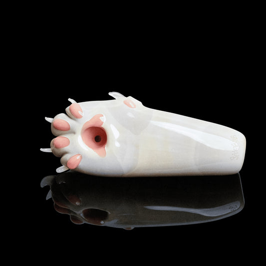 heady design of the Paw Pipe w/ Claw (A) by Sakibomb (2022 Drop)