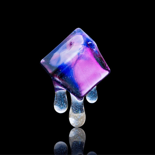 hand-blown glass pendant - Scribble Ice Cube Pendant (C) by Chaka x Scomo