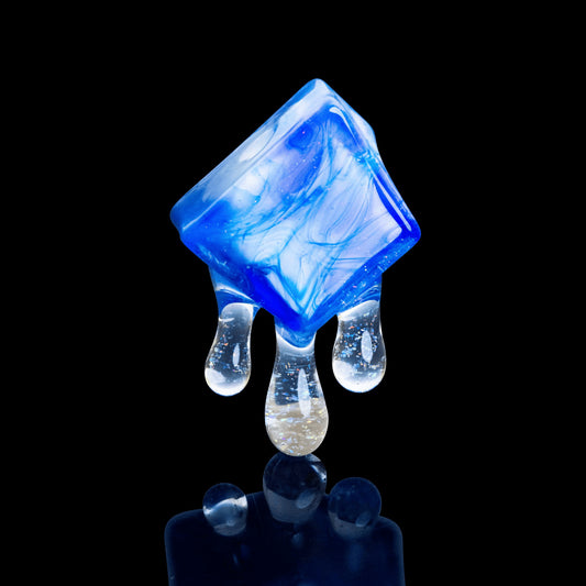 meticulously crafted glass pendant - Scribble Ice Cube Pendant (B) by Chaka x Scomo