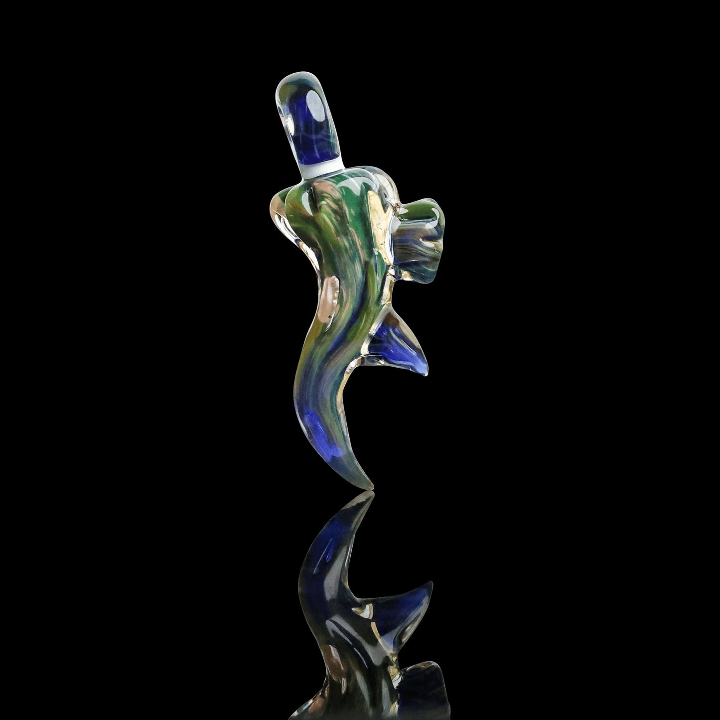 meticulously crafted glass pendant - Antler Collab Pendant by Nathan (N8) Miers x ElksThatRun (2022 Drop)