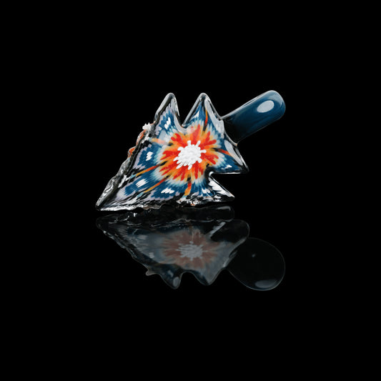 sophisticated glass pendant - Arrowhead Collab Pendant (B) by MillionPower x Elks That Run (2022 Drop)