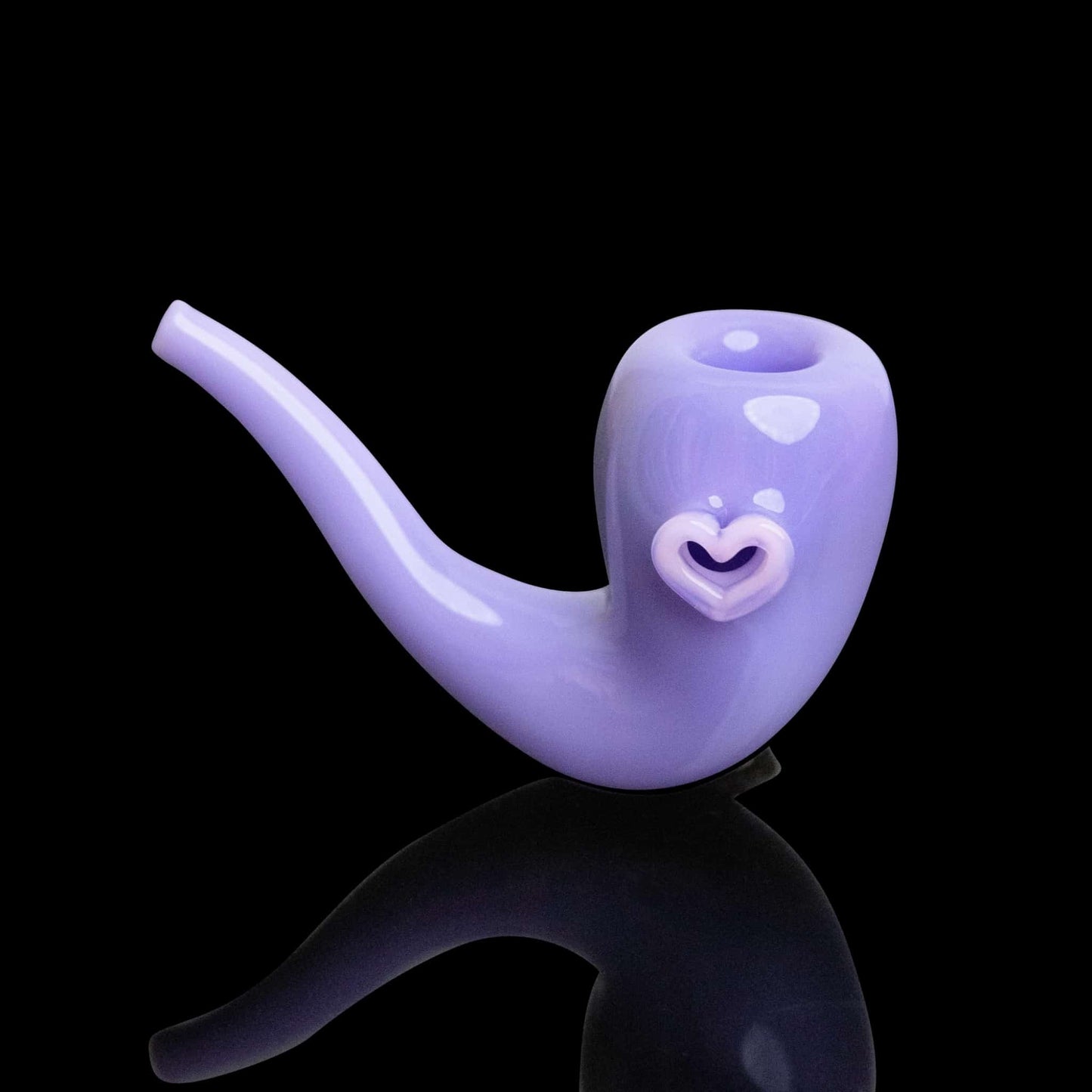 heady art piece - Purple Sherlock w/ Pink Heart by Sakibomb (2022 Drop)