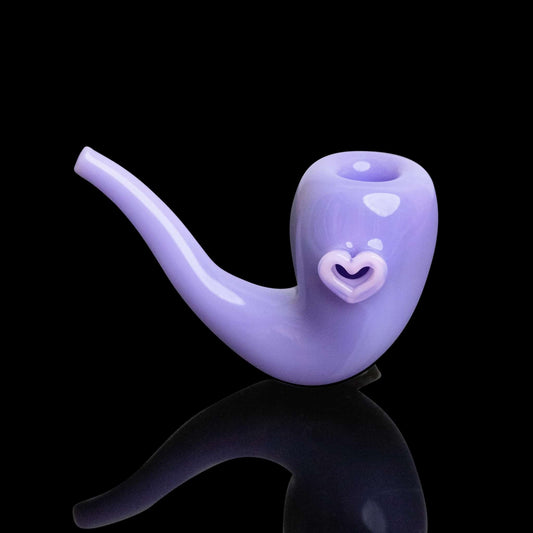 heady art piece - Purple Sherlock w/ Pink Heart by Sakibomb (2022 Drop)