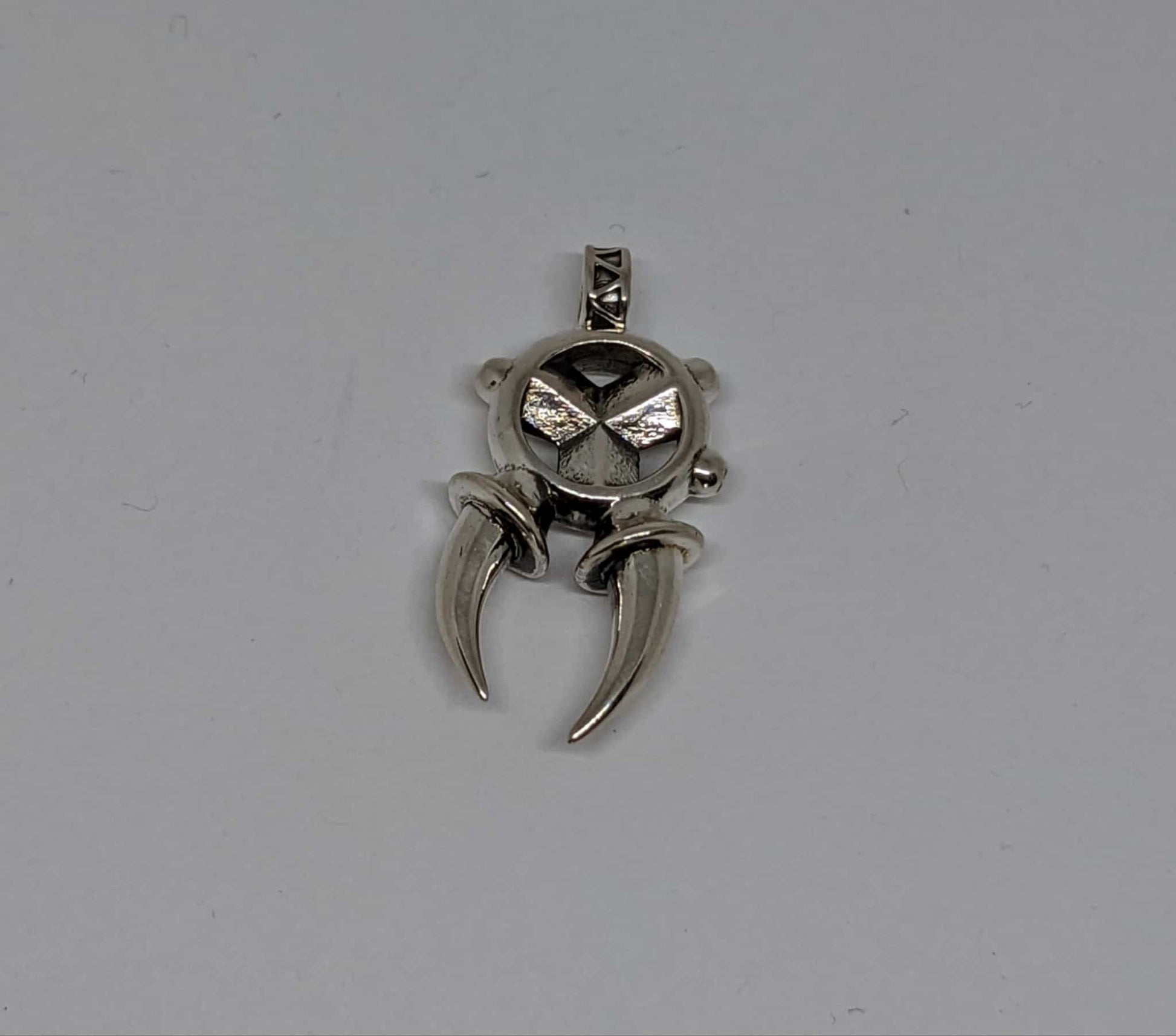 exquisite glass pendant - Kuhns x Alex Ubatuba Solid Silver Collab Pendant #1 (Glass Vegas 2021)