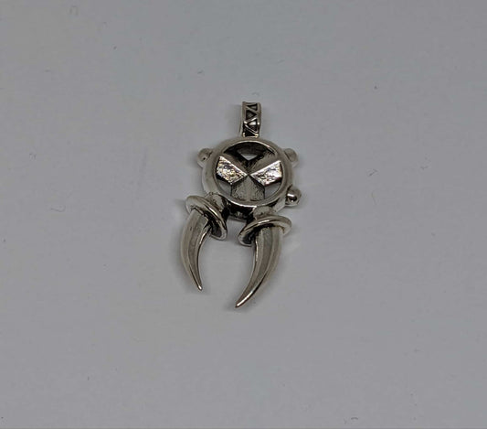exquisite glass pendant - Kuhns x Alex Ubatuba Solid Silver Collab Pendant #1 (Glass Vegas 2021)