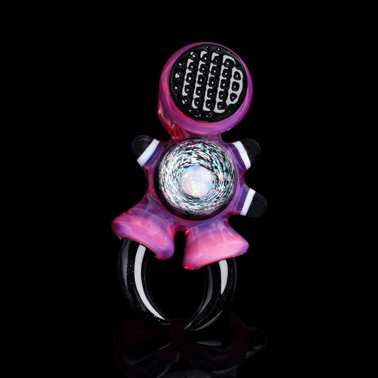 hand-blown glass pendant - Solo Warlock Pendant (B) by Alex Ubatuba (2022 Drop)