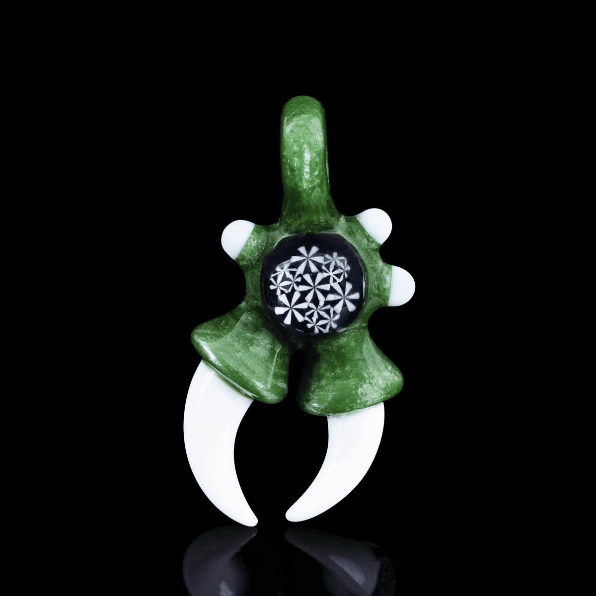 hand-blown art piece - Mini Collab Warlock (B) by Mike Raman x Alex Ubatuba (2022 Drop)