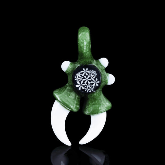 hand-blown art piece - Mini Collab Warlock (B) by Mike Raman x Alex Ubatuba (2022 Drop)